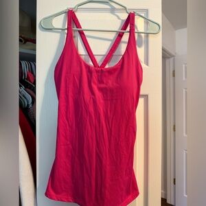 Vibrant Pink Strappy Dress